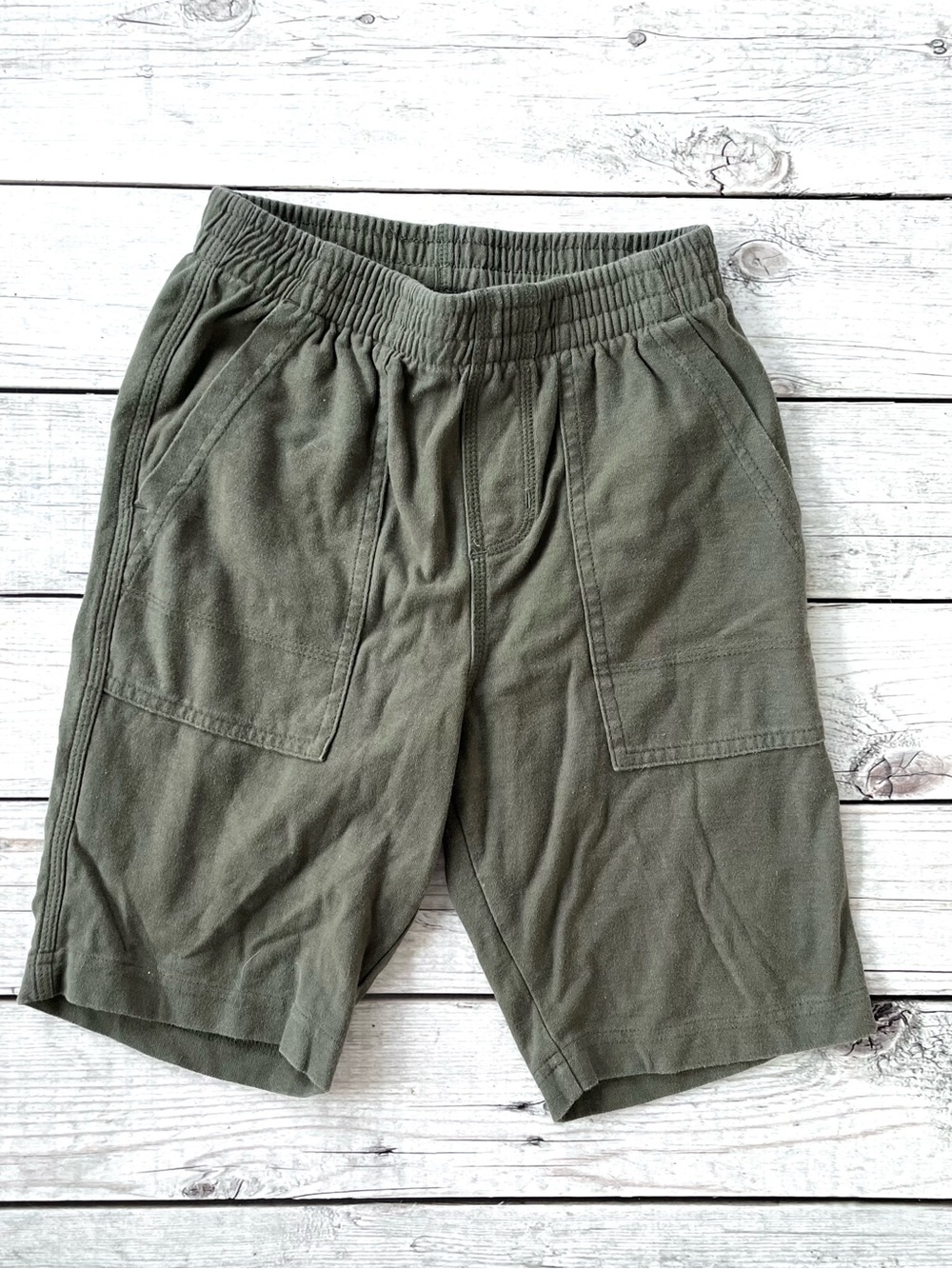 Tea Collection Olive Sage Green Shorts